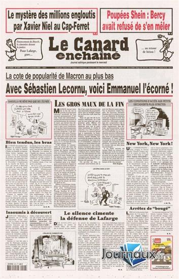 Canard Enchaine Ausgabe 2025478