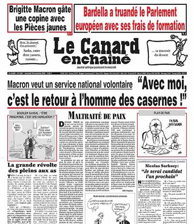 Canard Enchaine Ausgabe 2025481