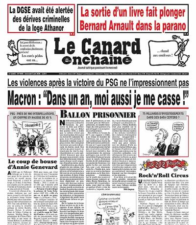 Canard Enchaine Ausgabe 2025508