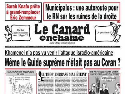 Canard Enchaine Ausgabe 2026495