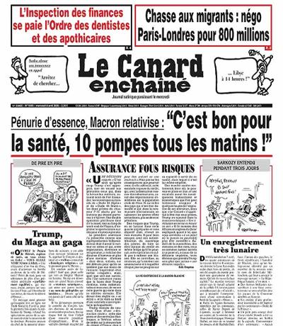 Canard Enchaine Ausgabe 2026500