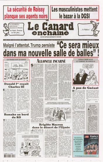 Canard Enchaine Ausgabe 2026503