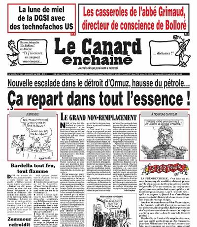 Canard Enchaine Ausgabe 2026504