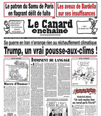 Canard Enchaine Ausgabe 2026507