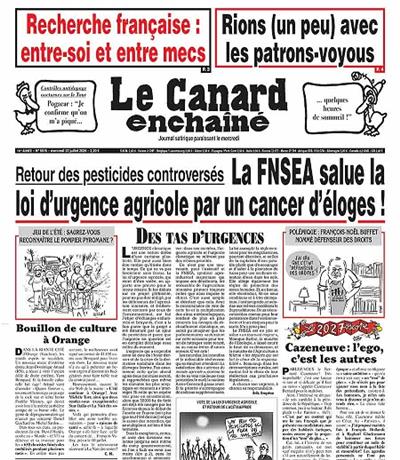 Canard Enchaine Ausgabe 2026515