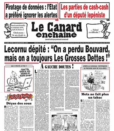 Canard Enchaine Ausgabe 2026520