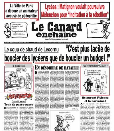 Canard Enchaine Ausgabe 2026527