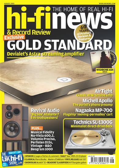Hifi News (UK) Ausgabe 2025008
