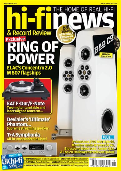 Hifi News (UK) Ausgabe 2025011