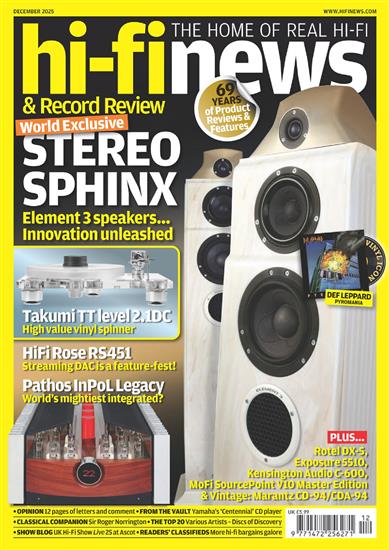 Hifi News (UK) Ausgabe 2025012