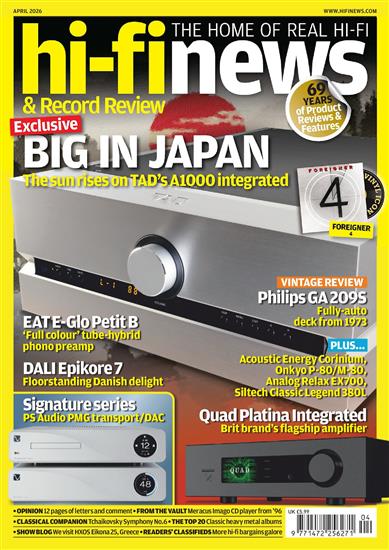 Hifi News (UK) Ausgabe 2026004