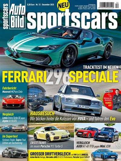 Auto Bild sportscars Ausgabe 2025012