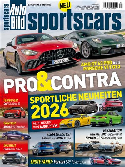 Auto Bild sportscars Ausgabe 2026003