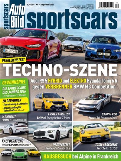 Auto Bild sportscars Ausgabe 2026009