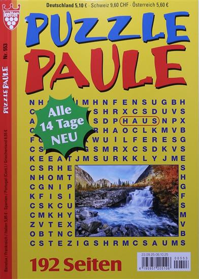 Puzzle Paule Ausgabe 2025553