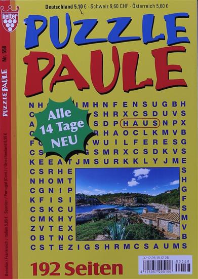Puzzle Paule Ausgabe 2025558