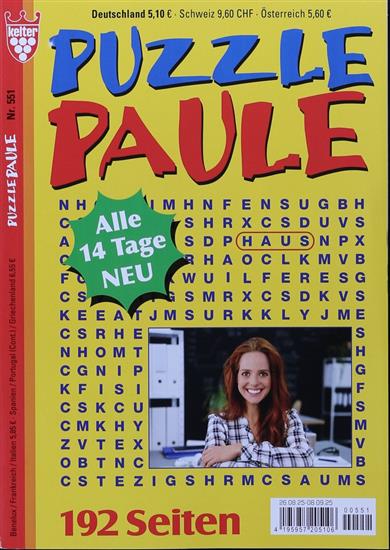 Puzzle Paule Ausgabe 2025561