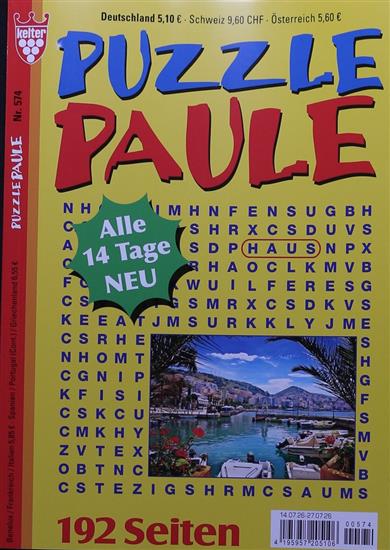 Puzzle Paule Ausgabe 2025574