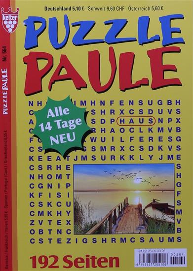 Puzzle Paule Ausgabe 2026564