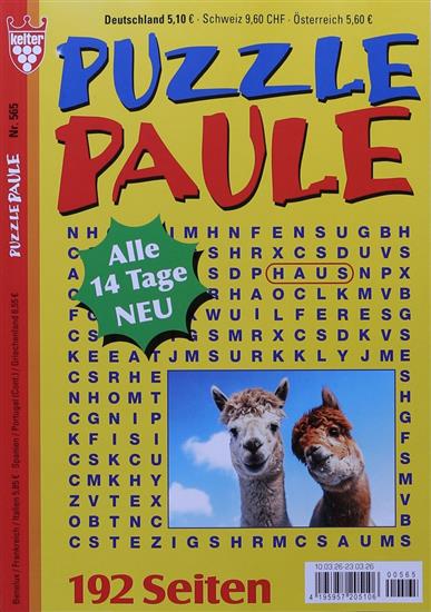Puzzle Paule Ausgabe 2026565