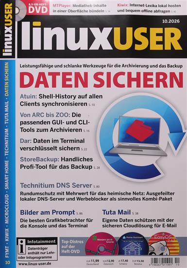 Linux User DVD Ausgabe 2026010