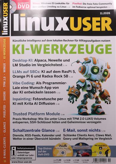 Linux User DVD Ausgabe 2026011