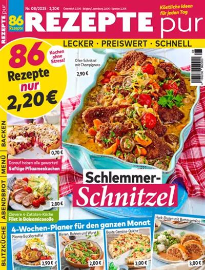 REZEPTE pur Ausgabe 2025008