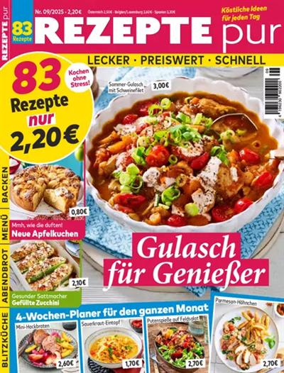 REZEPTE pur Ausgabe 2025009