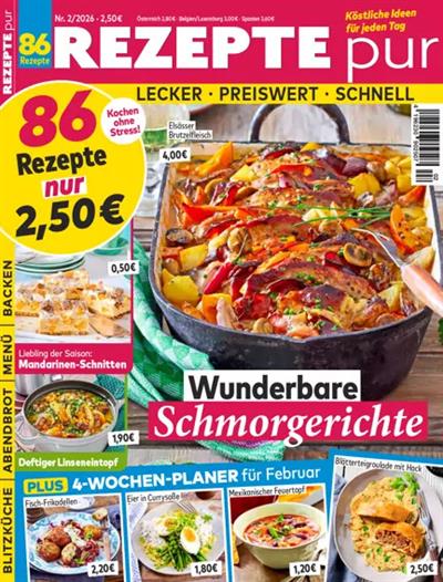 REZEPTE pur Ausgabe 2026002