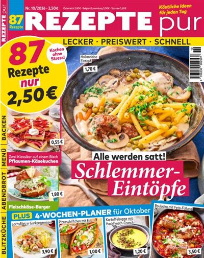 REZEPTE pur Ausgabe 2026010