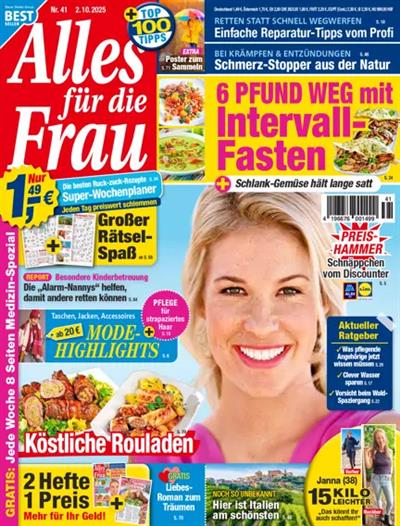 Alles für die Frau Ausgabe 2025041