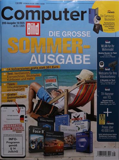 Computer Bild DVD Ausgabe 2025016