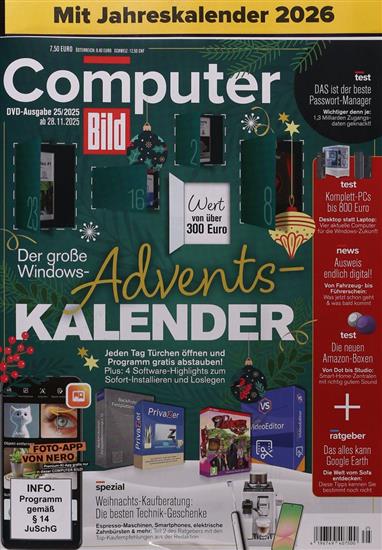 Computer Bild DVD Ausgabe 2025025