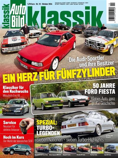 Auto Bild Klassik Ausgabe 2026010