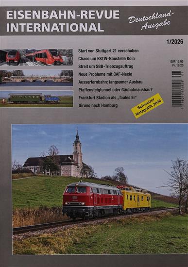 Eisenbahn Revue International Ausgabe 2026001