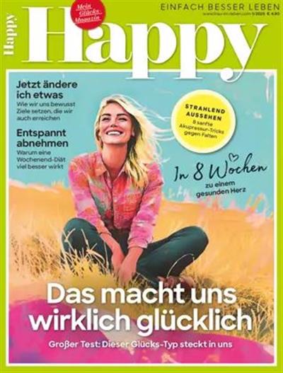 Happy Frau im Leben Ausgabe 2025001