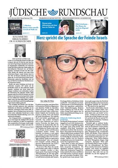 Jüdische Rundschau Ausgabe 2026006