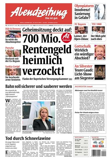 Abendzeitung AZ Ausgabe 2025050