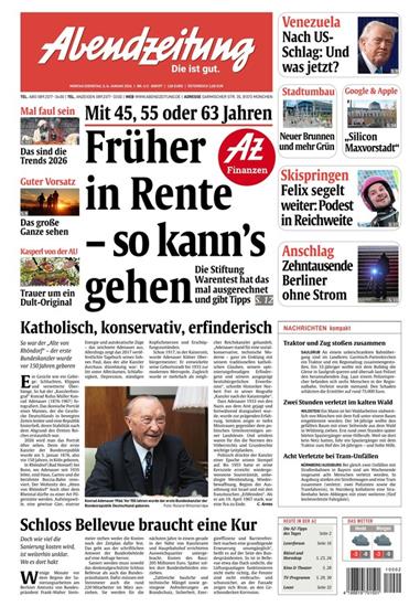 Abendzeitung AZ Ausgabe 2026002