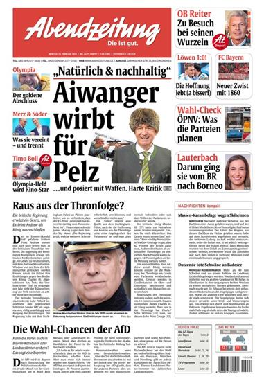 Abendzeitung AZ Ausgabe 2026009