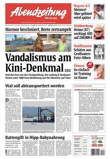 Abendzeitung AZ Ausgabe 2026017