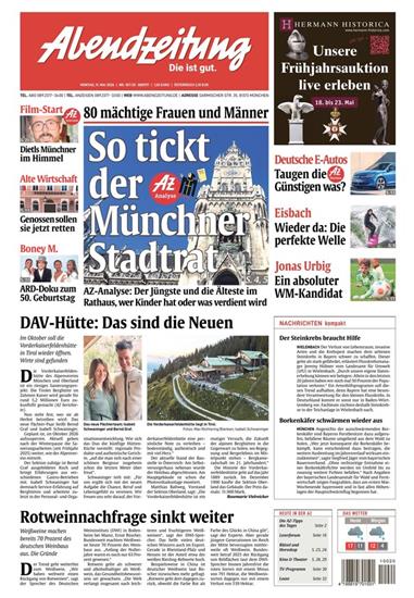 Abendzeitung AZ Ausgabe 2026020
