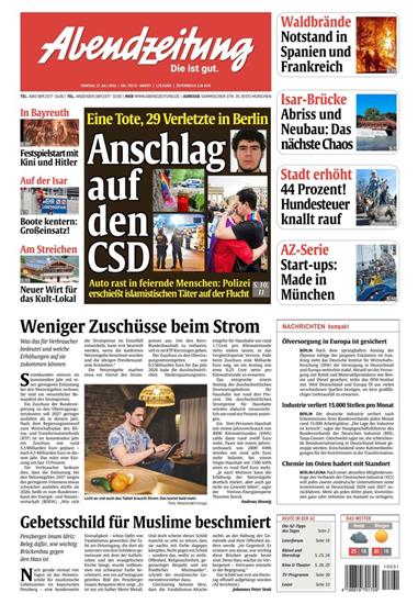 Abendzeitung AZ Ausgabe 2026031