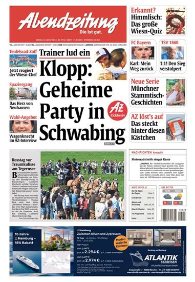 Abendzeitung AZ Ausgabe 2026036