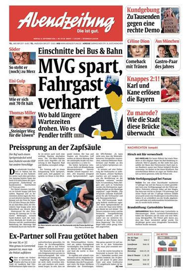 Abendzeitung AZ Ausgabe 2026038