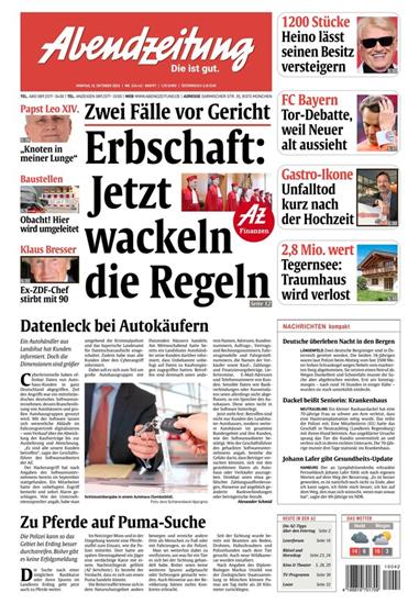 Abendzeitung AZ Ausgabe 2026042