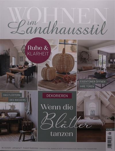 Wohnen im Landhausstil Ausgabe 2025005
