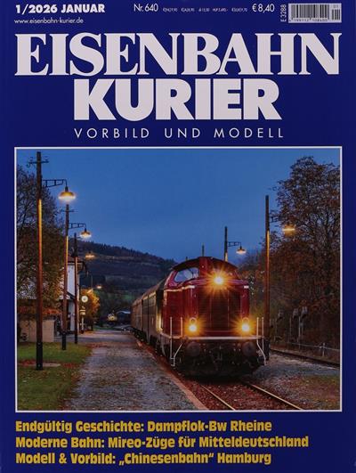Eisenbahn Kurier Ausgabe 2026001