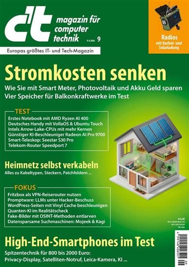 ct Magazin Ausgabe 2026009