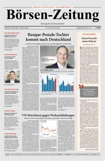 Börsen-Zeitung Ausgabe 2026008